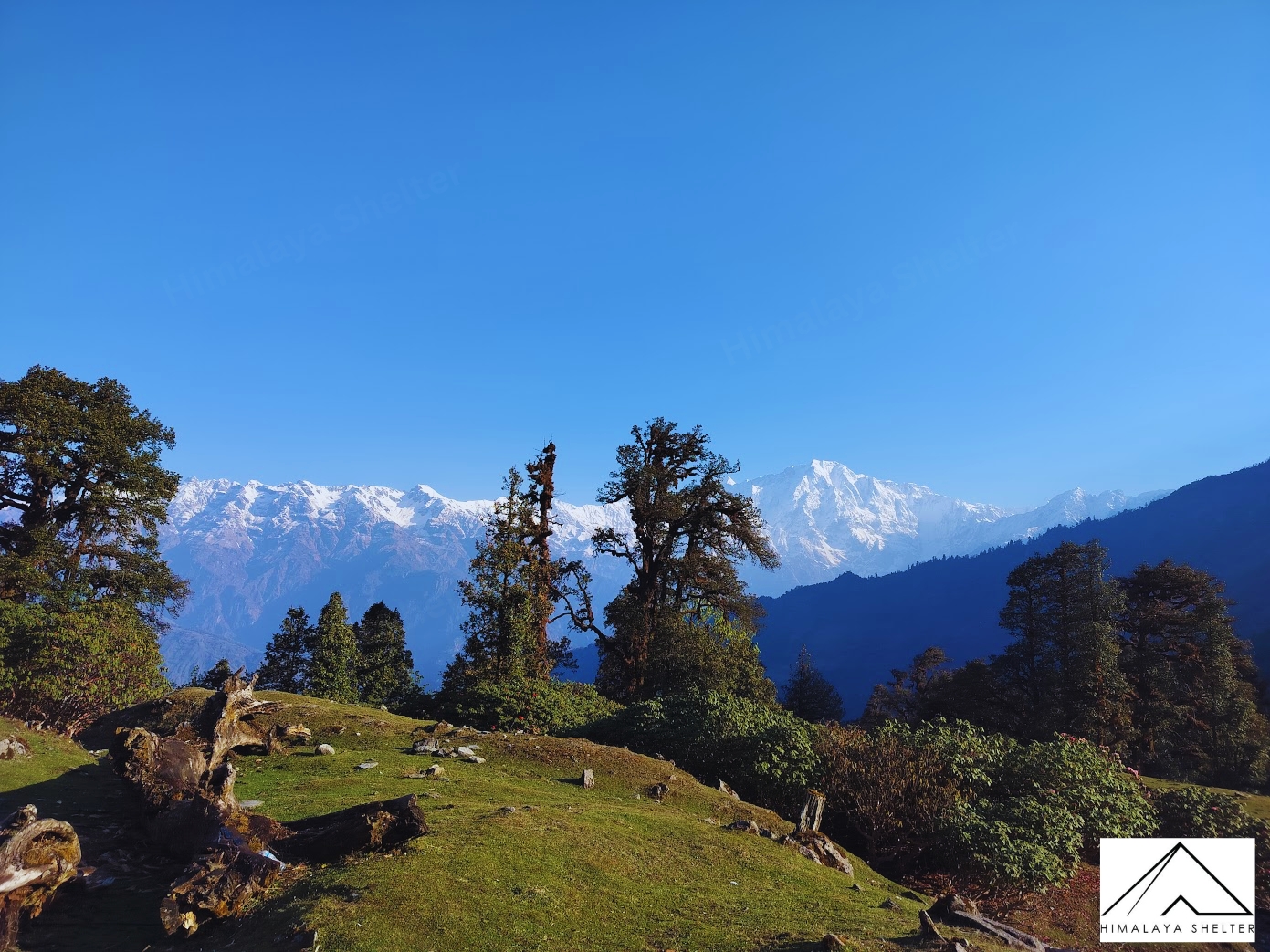 Views of Mountains Range in Ranthan kharak