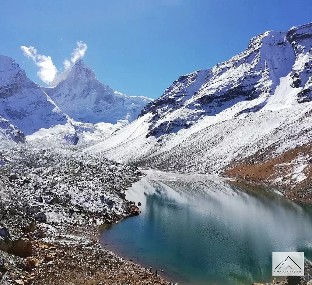 Kedartal Lake trek in the Himalayas by Himalaya Shelter