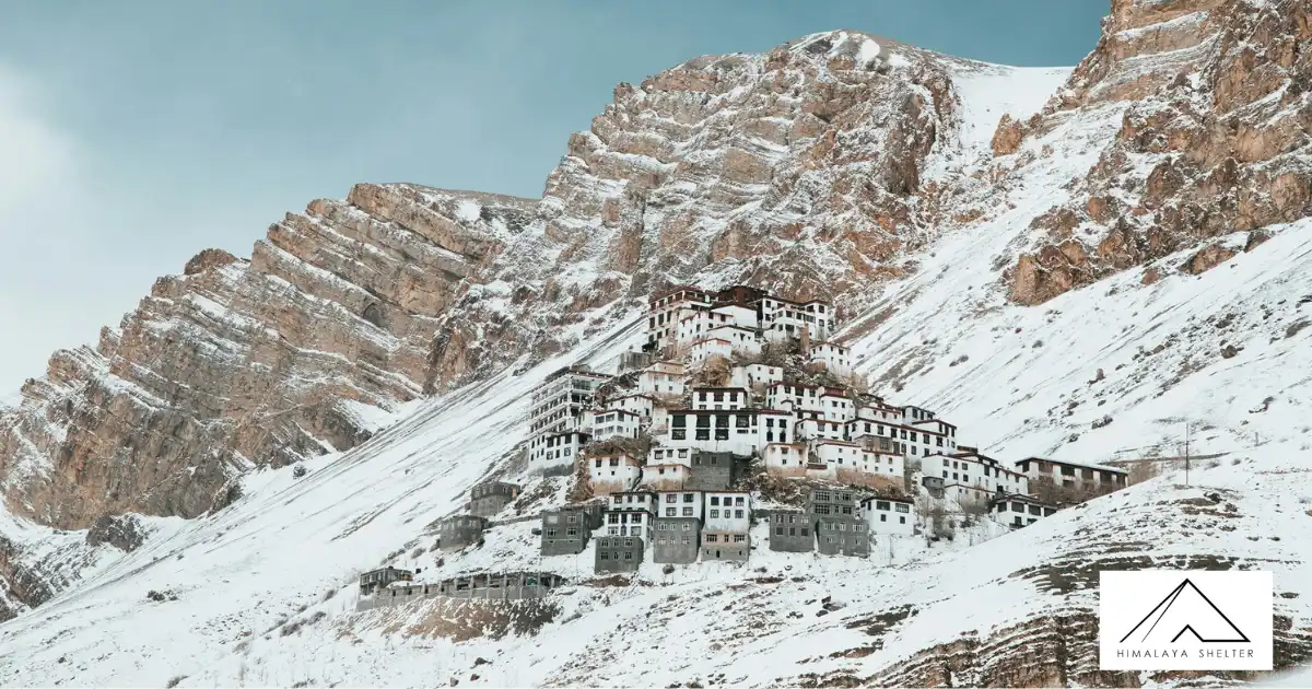 Spiti Valley Covered In Snow