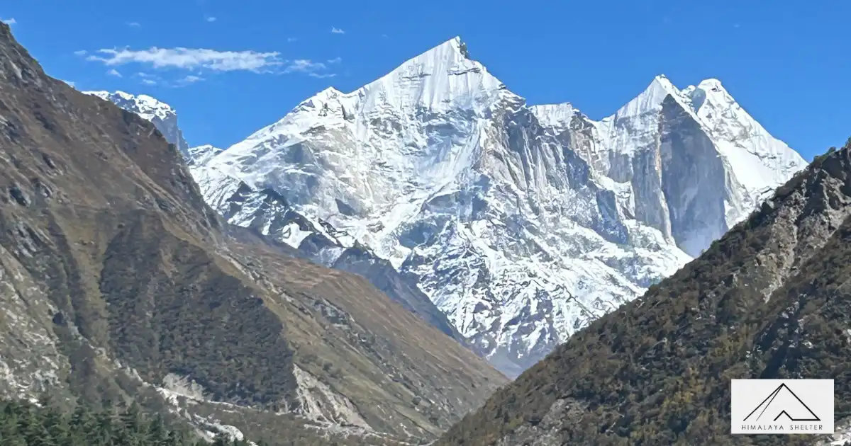 View Of Mountain Peaks From Gaumukh Tapovan Trek