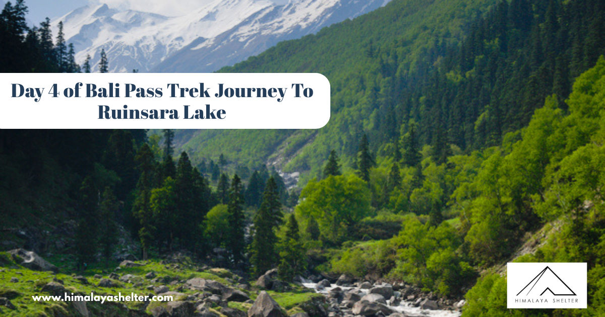 Day 4 Of Bali Pass Trek Journey To Ruinsara Lake