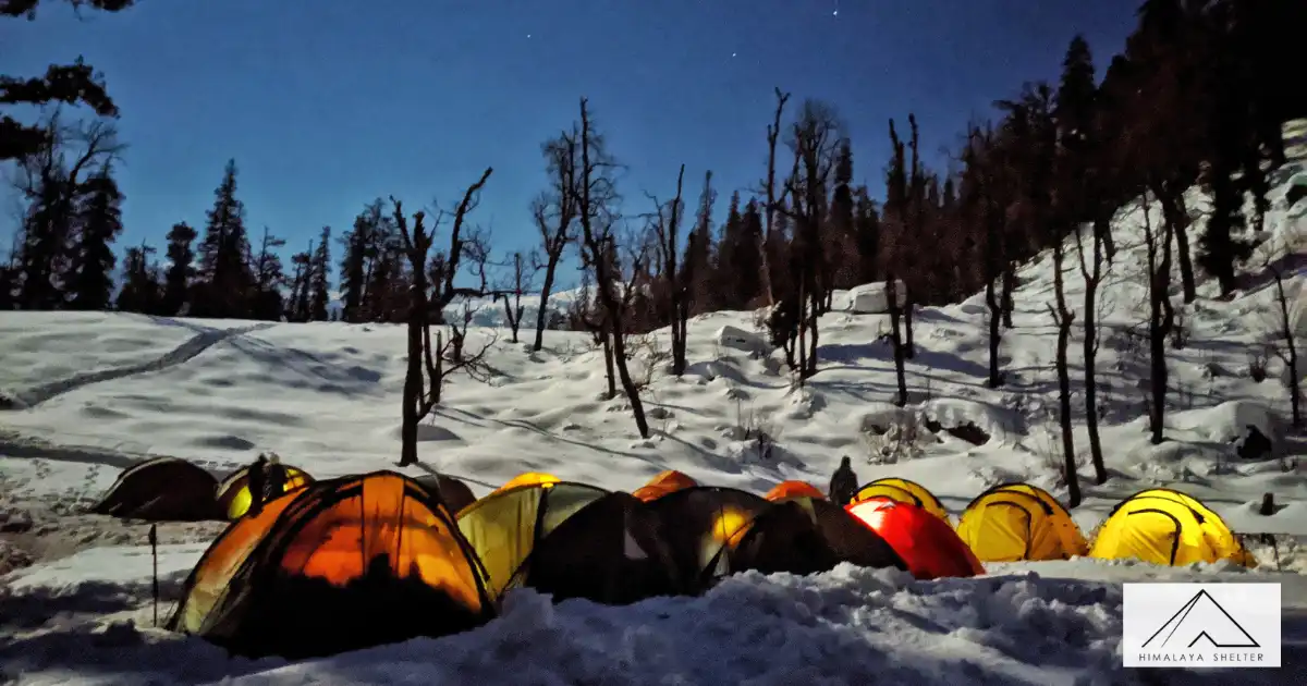 Campsite At Kedarkantha