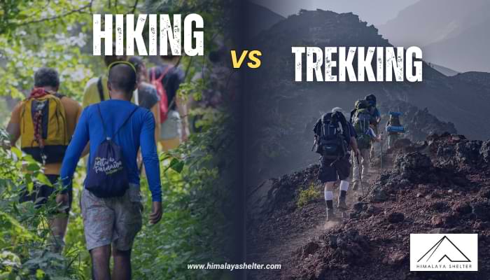 Hiking vs Trekking Differences