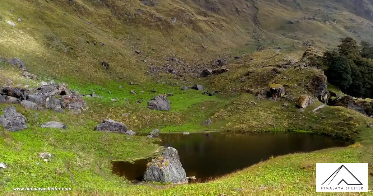 on the way coming back to Taali Lake