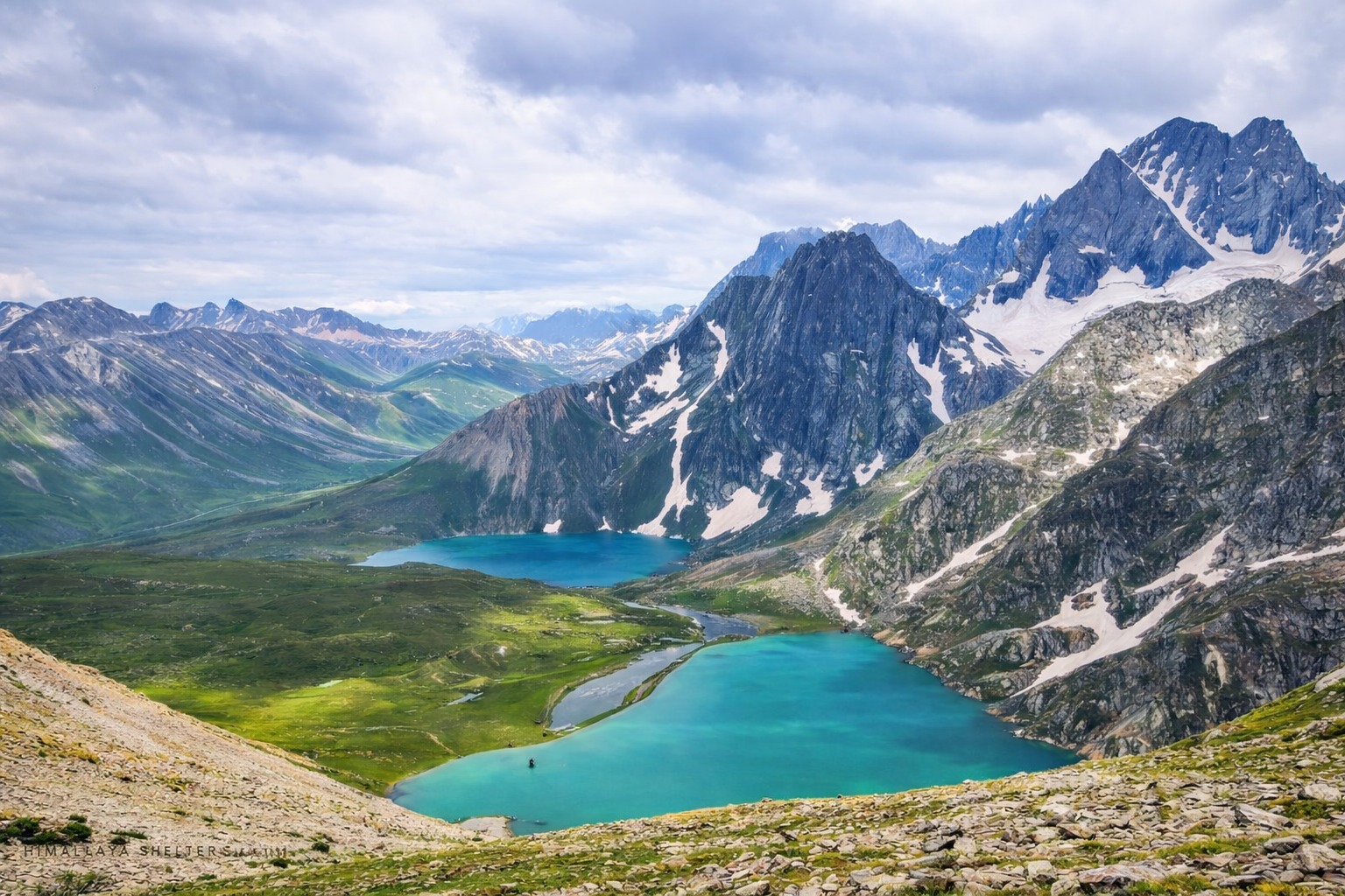 &ldquo;Beautiful view of Kashmir Great Lakes Trek route in Sonamarg region&rdquo;