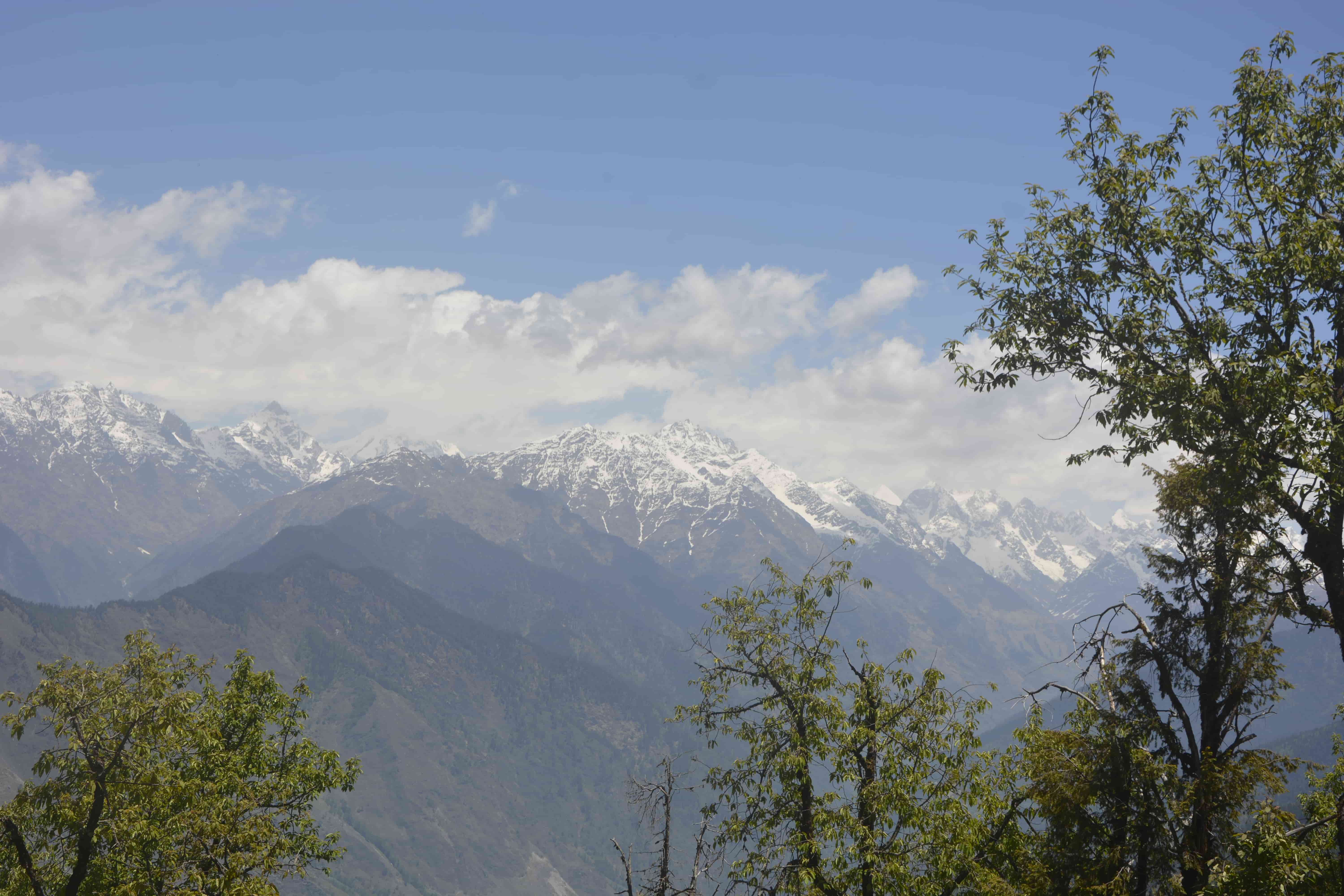 himalayan view from Phulara Ridge Trek