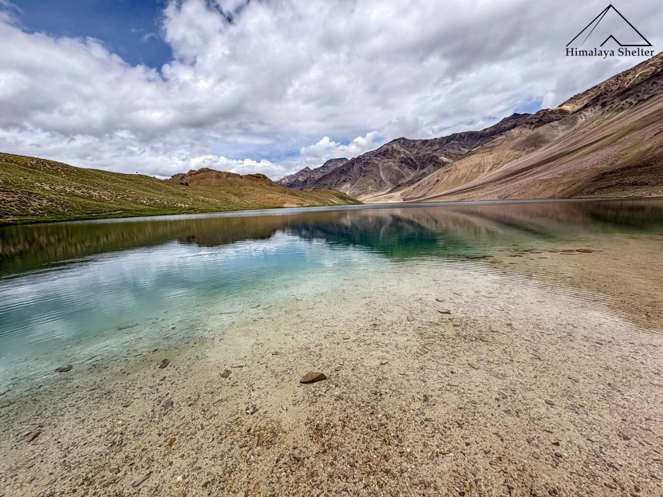chandratal lake in Hampta Pass Trek