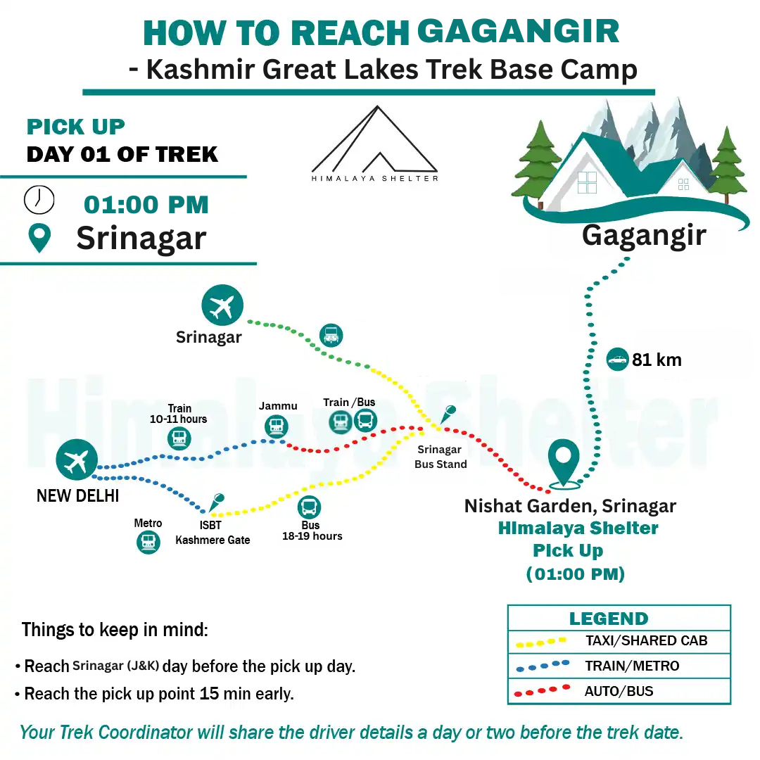 how to reach KGL trek basecamp