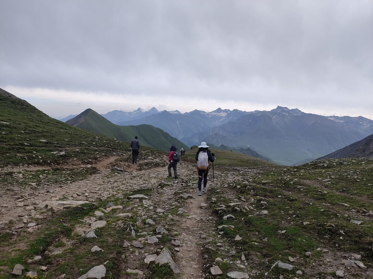 pir panjal lakes trek terrain