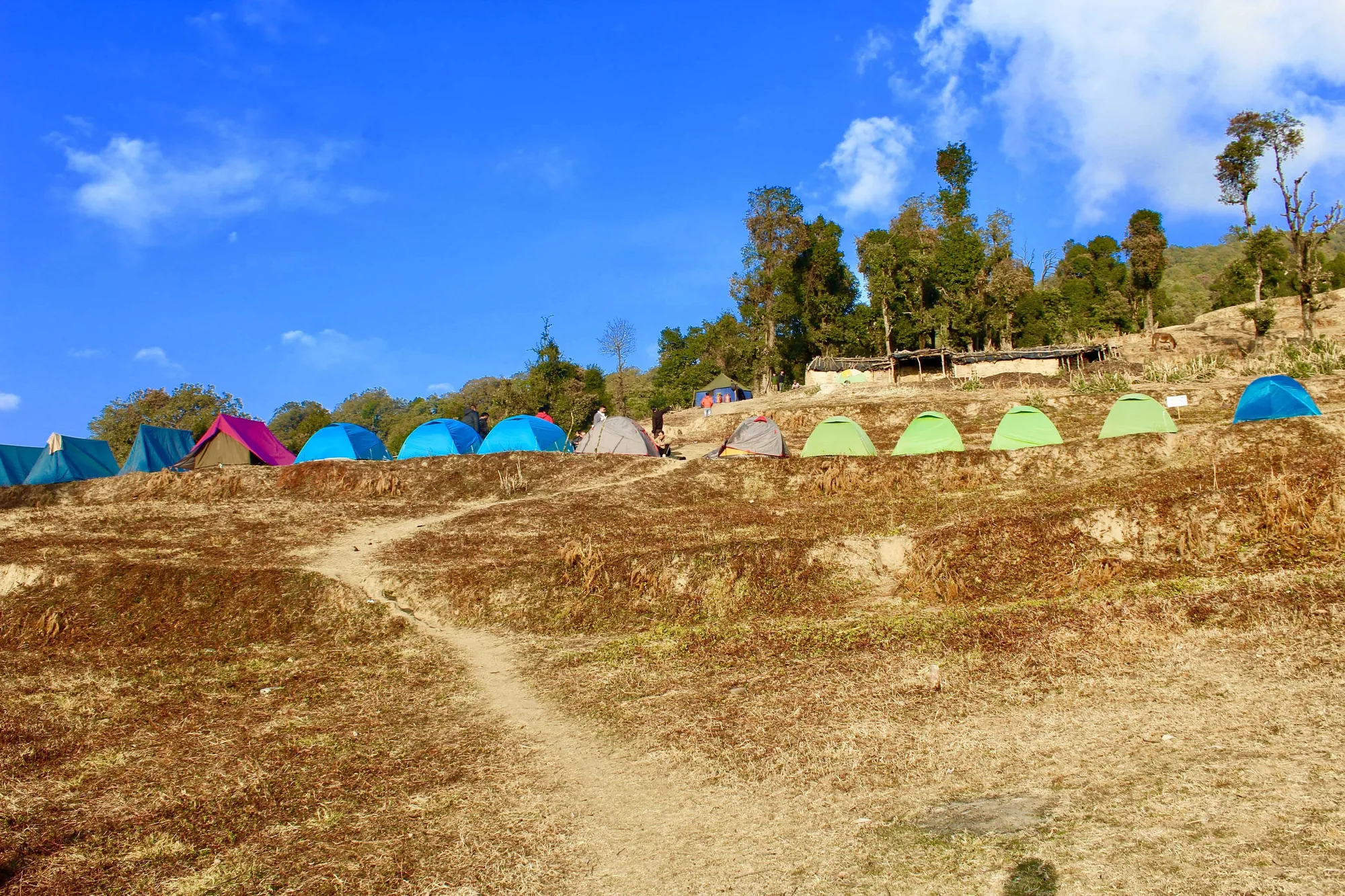 camping at nag tibba trek