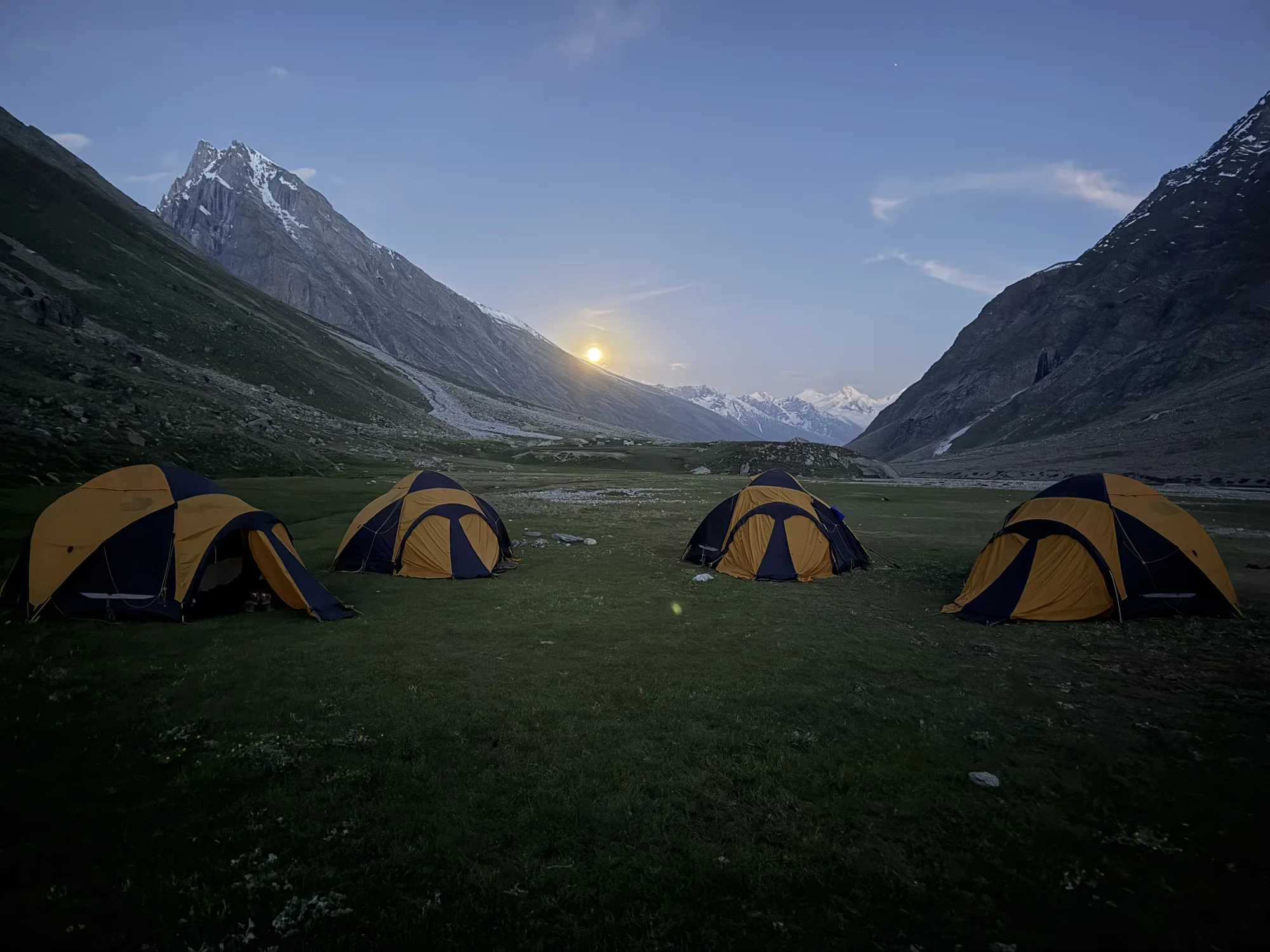 campsite of miyar valley