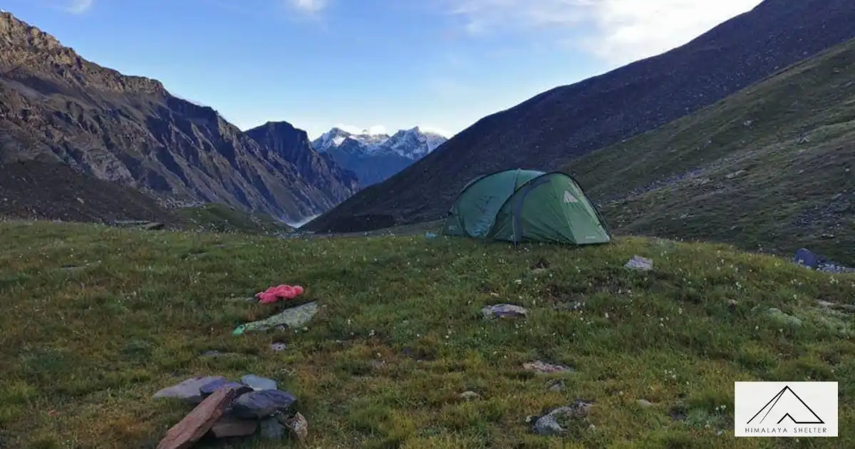 Beautiful Mountain View From The Campsite At Bali Pass