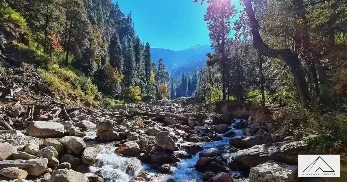 Water Stream On The Way To Saru Tal