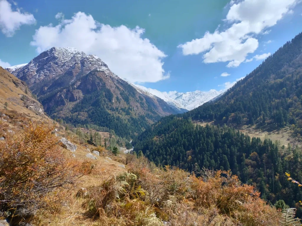 har ki dun valley in autumn