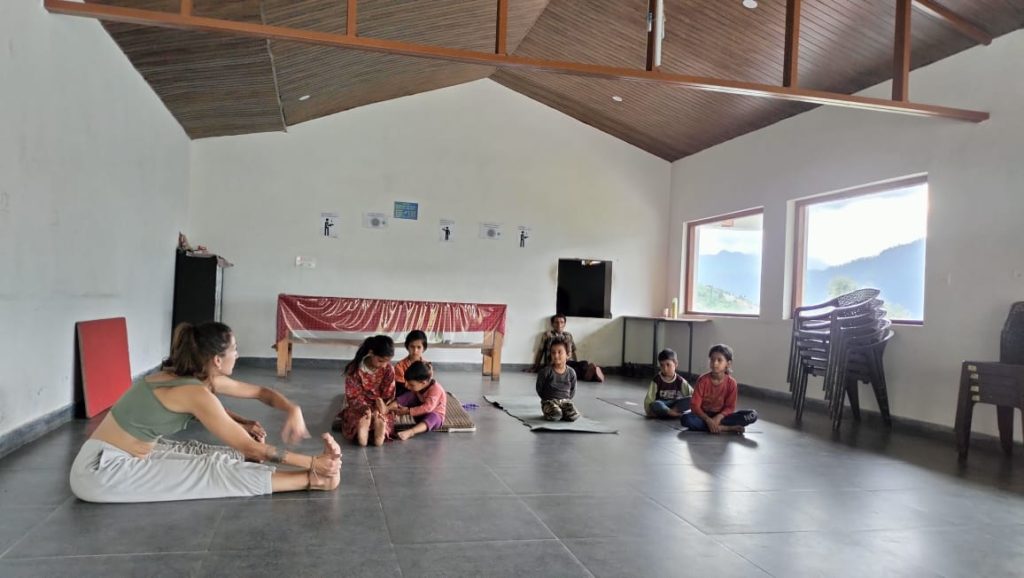 yoga in mountains : experience of stay in sankri