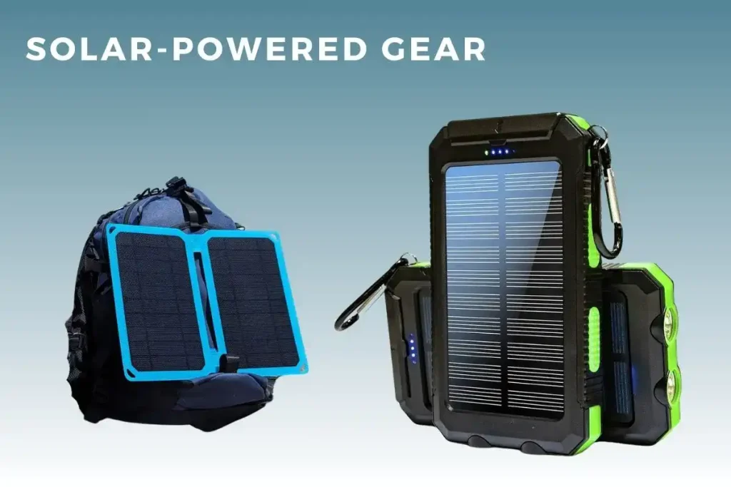 solar power gear for trekking